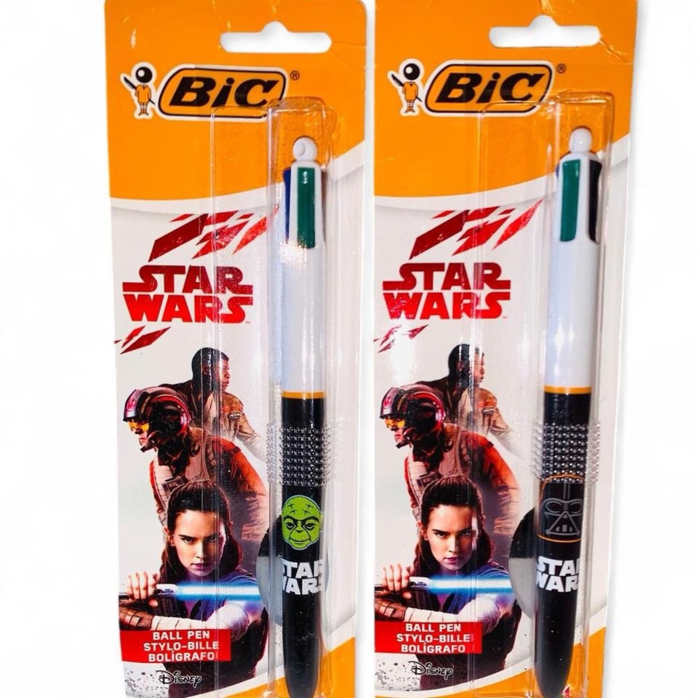 BIC Star Wars Ball Pen Set (2 pens, 4 colors each)